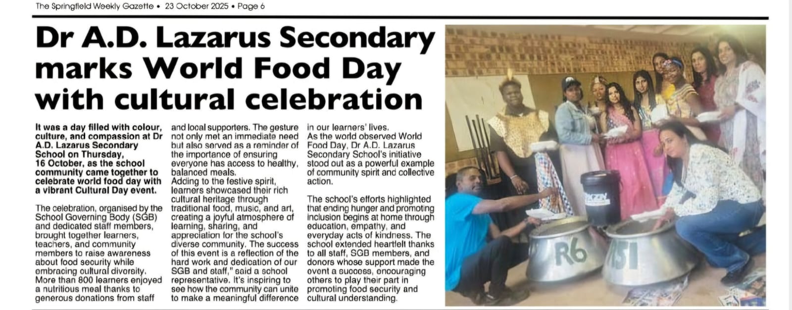 Dr A.D Lazarus Secondary School